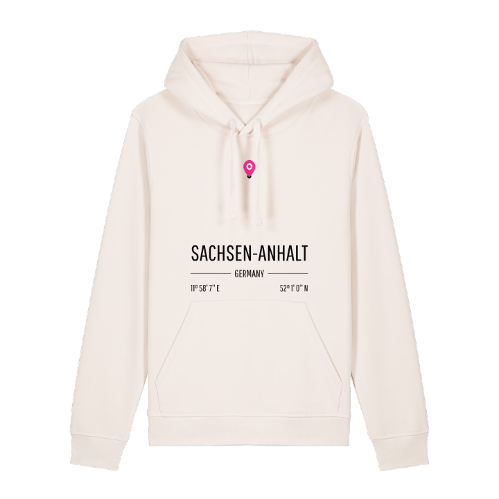 Sachsen-Anhalt kort hættetrøje – hættetrøje fra PinShirt
