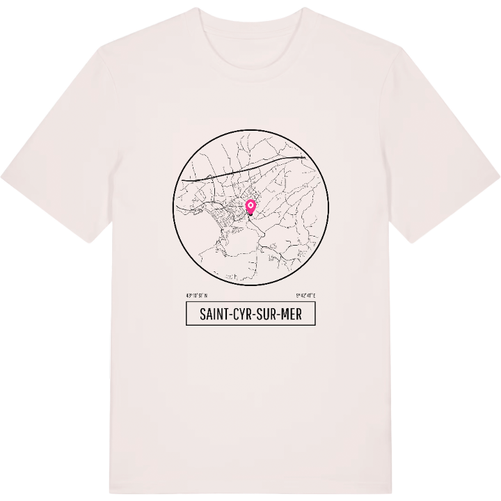Saint-Cyr-sur-Mer T-shirt – t-shirt fra PinShirt