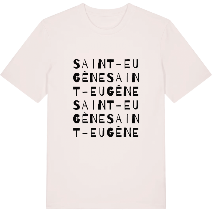 Saint-Eugène ordleg T-shirt – t-shirt fra PinShirt