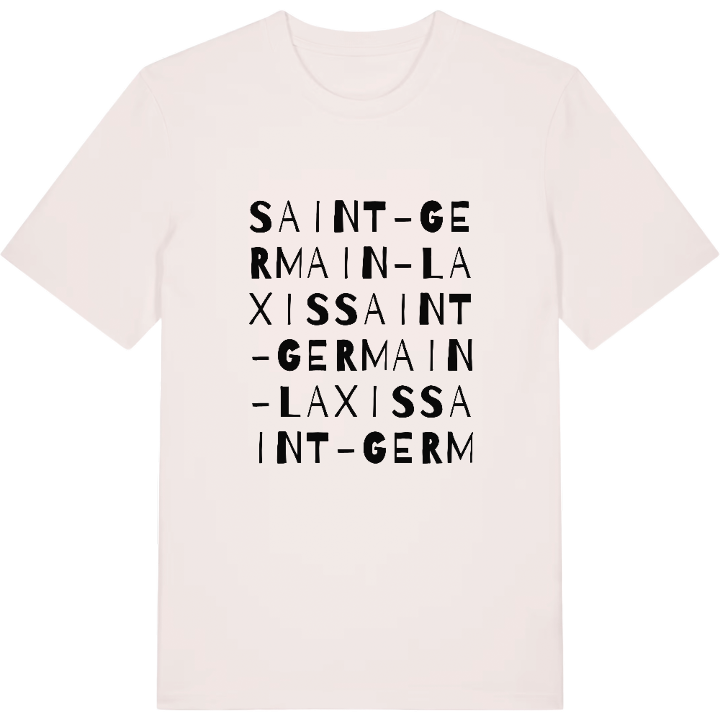 Saint-Germain-Laxis ordleg T-shirt – t-shirt fra PinShirt