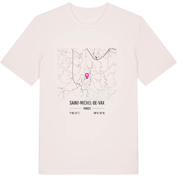Saint-Michel-de-Vax kort t-shirt – t-shirt fra PinShirt