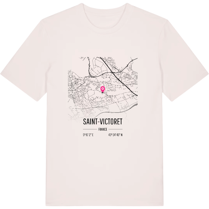 Saint-Victoret kort T-shirt – t-shirt fra PinShirt