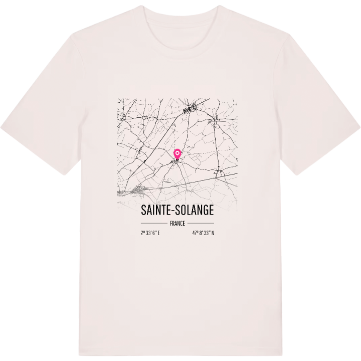 Sainte-Solange kort T-shirt – t-shirt fra PinShirt