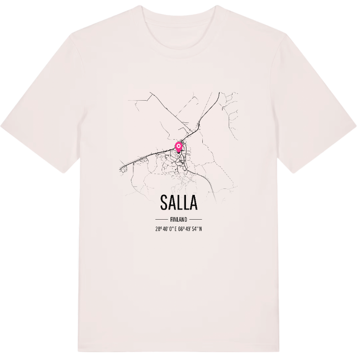 Salla kort T-shirt – t-shirt fra PinShirt