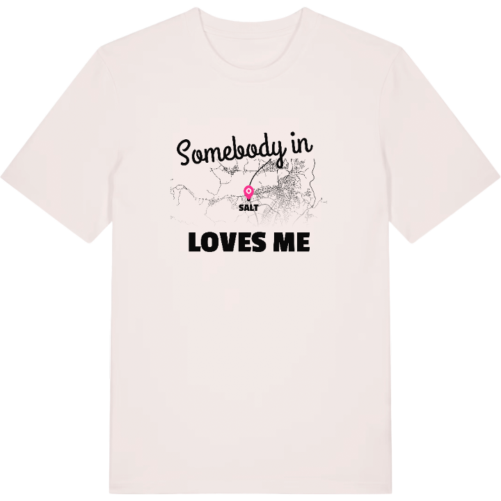 Nogen i Salt elsker mig T-shirt – t-shirt fra PinShirt