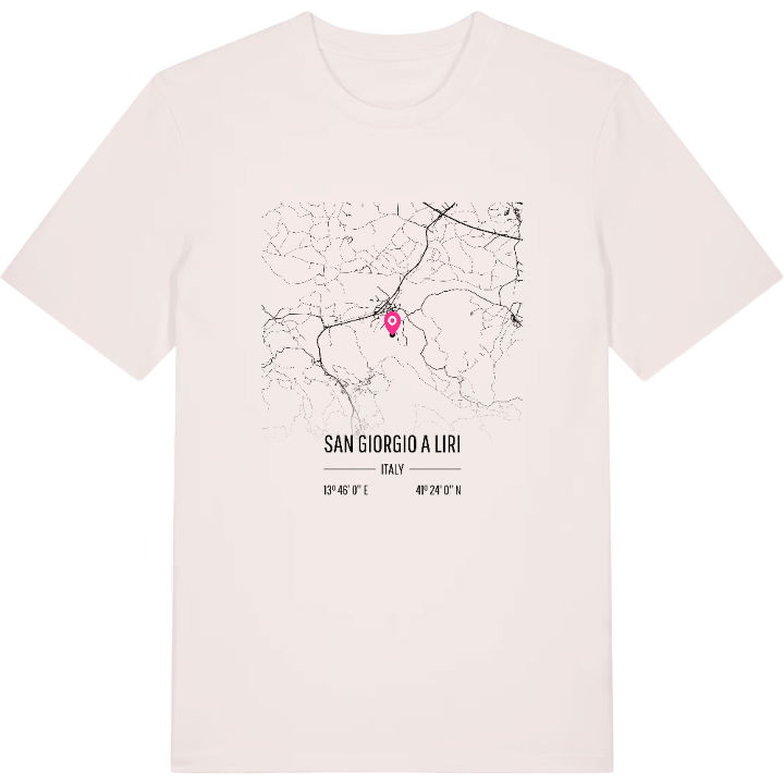 San Giorgio a Liri kort t-shirt – t-shirt fra PinShirt