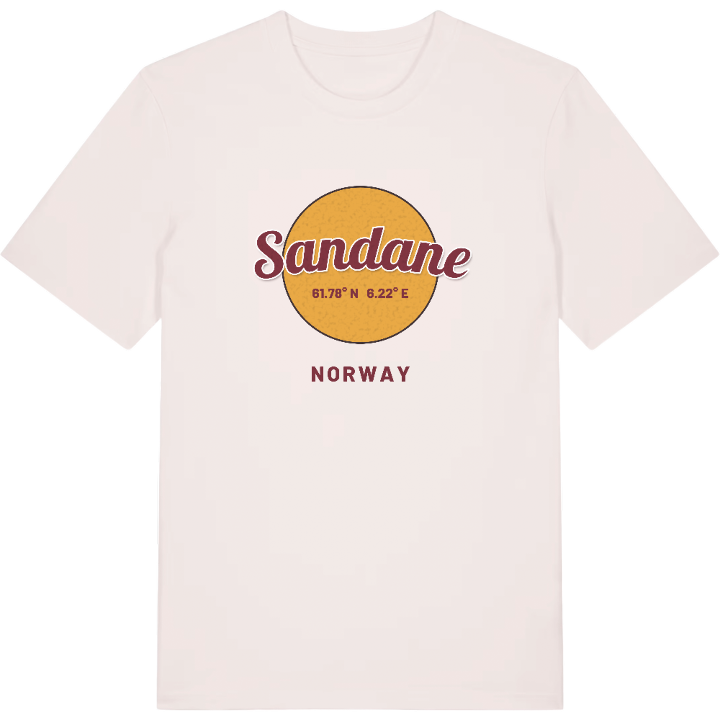 Sandane cirkel T-shirt – t-shirt fra PinShirt