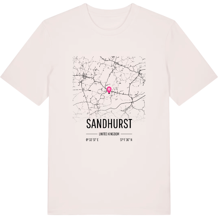 Sandhurst kort T-shirt – t-shirt fra PinShirt