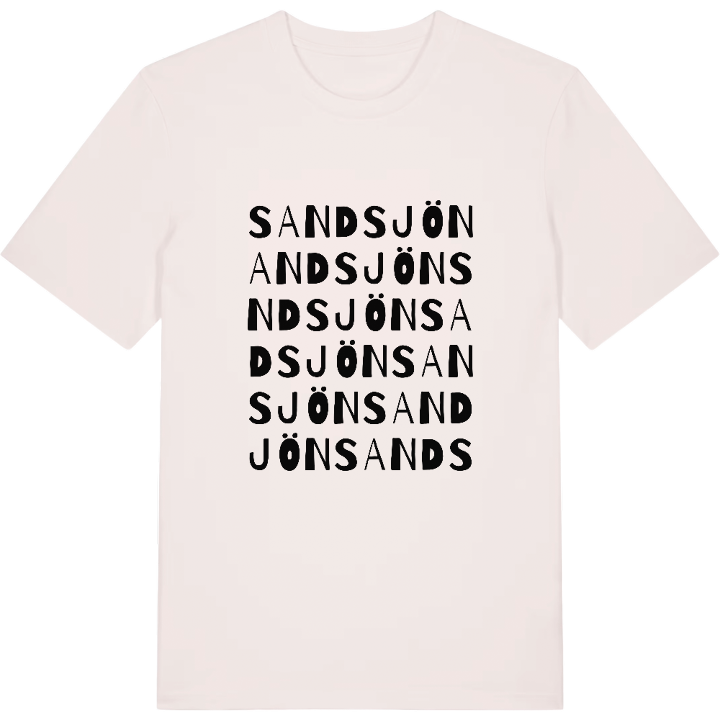 Sandsjön ordleg T-shirt – t-shirt fra PinShirt