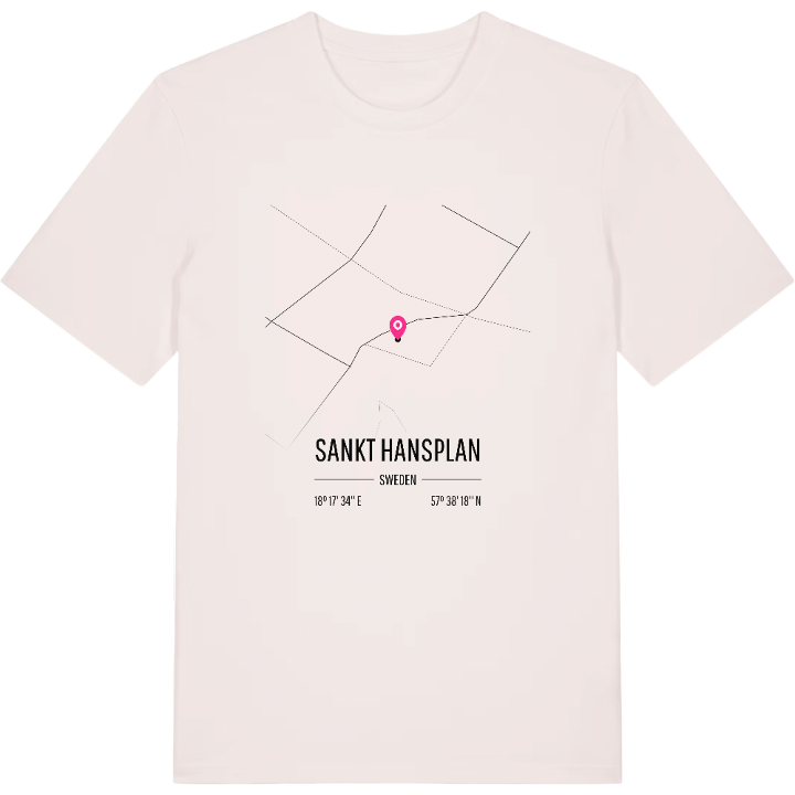 Sankt Hansplan kort T-shirt – t-shirt fra PinShirt