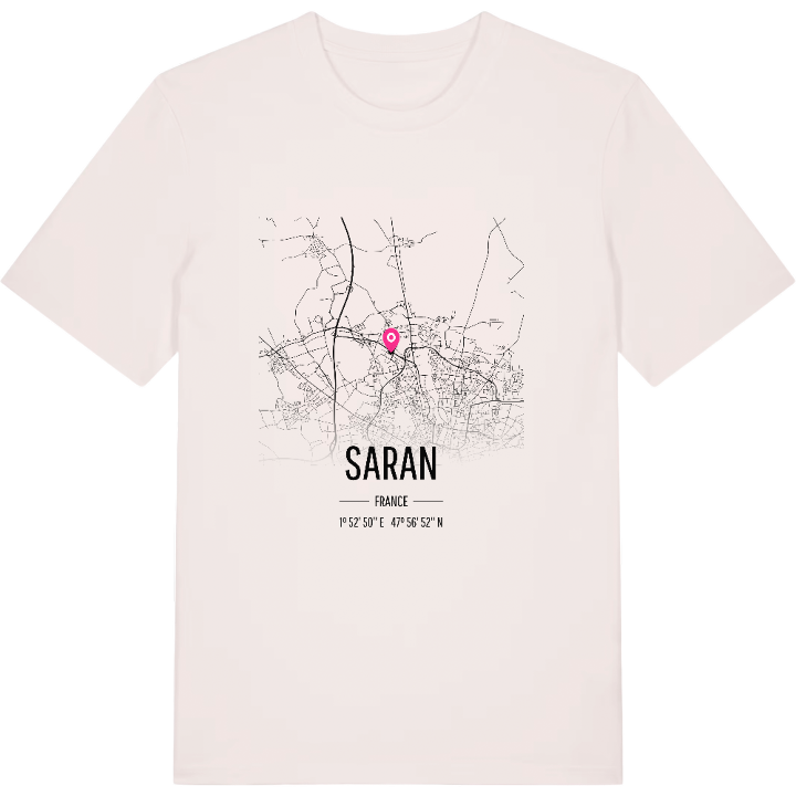 Saran kort T-shirt – t-shirt fra PinShirt