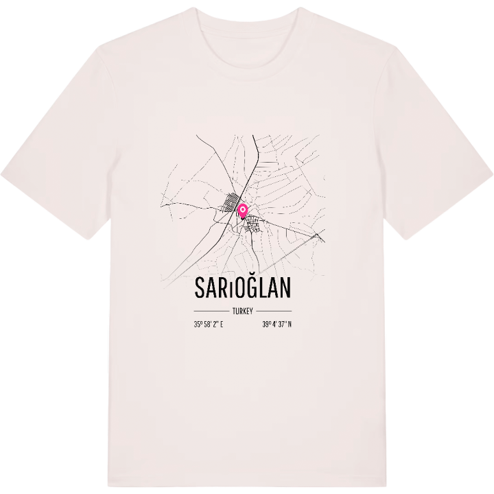 Sarıoğlan kort T-shirt – t-shirt fra PinShirt