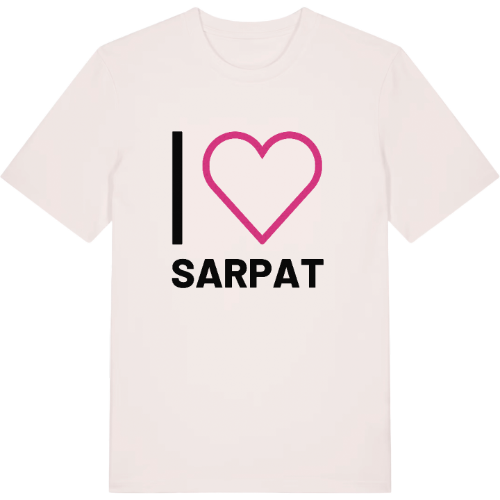 Jeg elsker Sarpat T-shirt stort tryk – t-shirt fra PinShirt