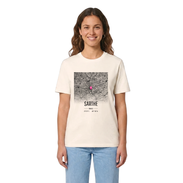 Sarthe kort T-shirt – t-shirt fra PinShirt