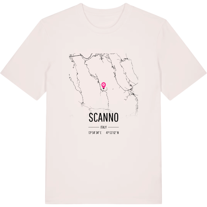 Scanno kort T-shirt – t-shirt fra PinShirt