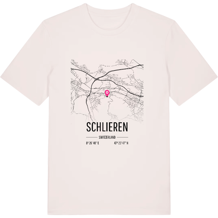 Schlieren kort T-shirt – t-shirt fra PinShirt