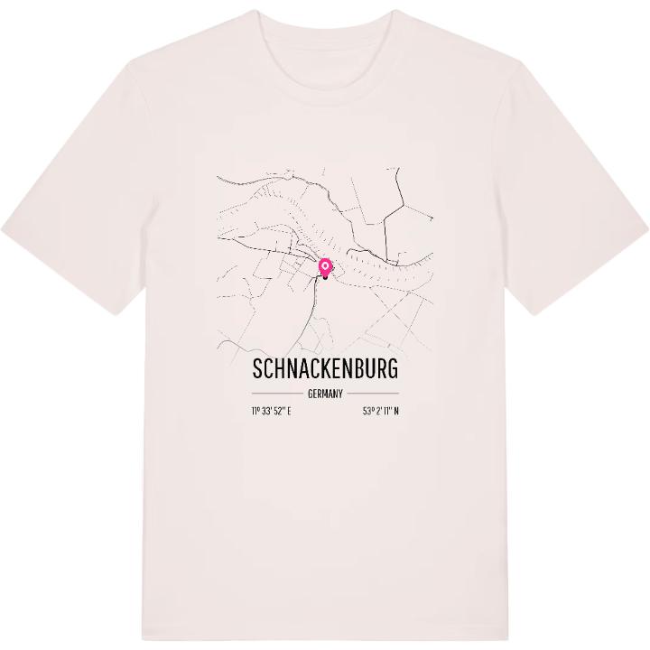 Schnackenburg kort T-shirt – t-shirt fra PinShirt