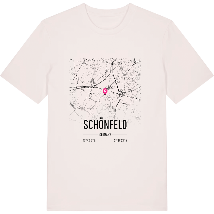 Schönfeld kort T-shirt – t-shirt fra PinShirt