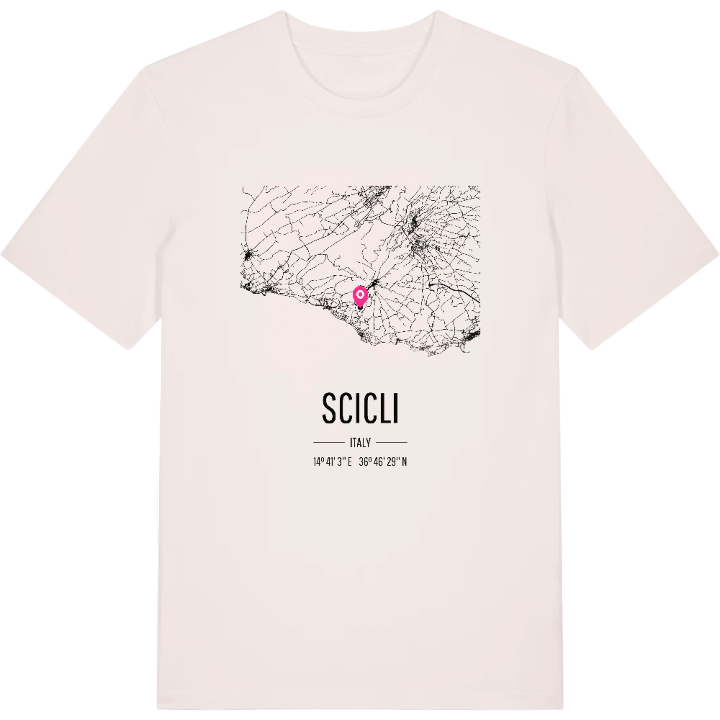 Scicli kort T-shirt – t-shirt fra PinShirt