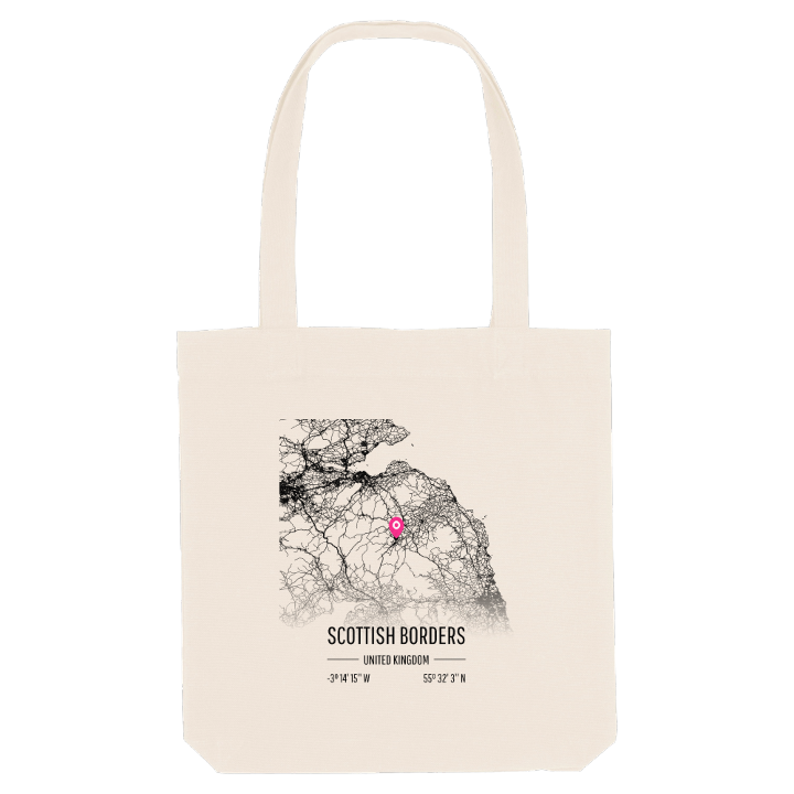 Scottish Borders kort mulepose – mulepose fra PinShirt