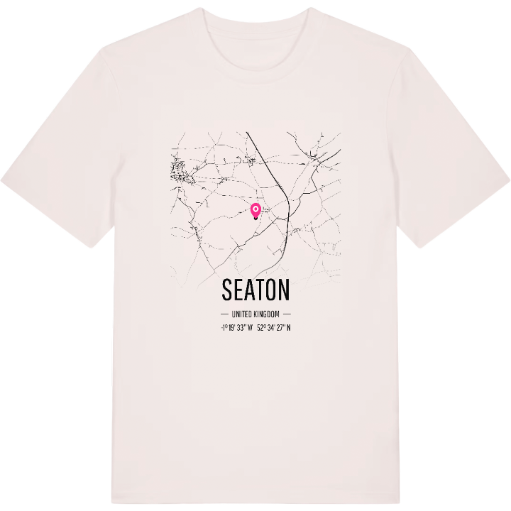 Seaton kort T-shirt – t-shirt fra PinShirt