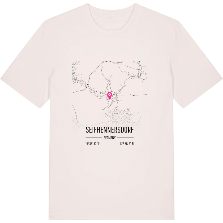 Seifhennersdorf kort T-shirt – t-shirt fra PinShirt
