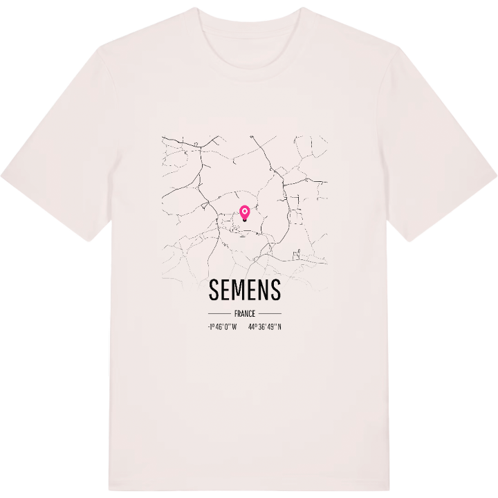 Semens kort T-shirt – t-shirt fra PinShirt