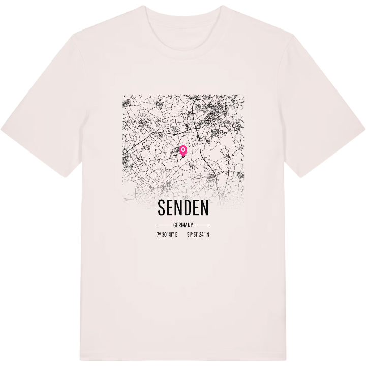 Senden kort T-shirt – t-shirt fra PinShirt