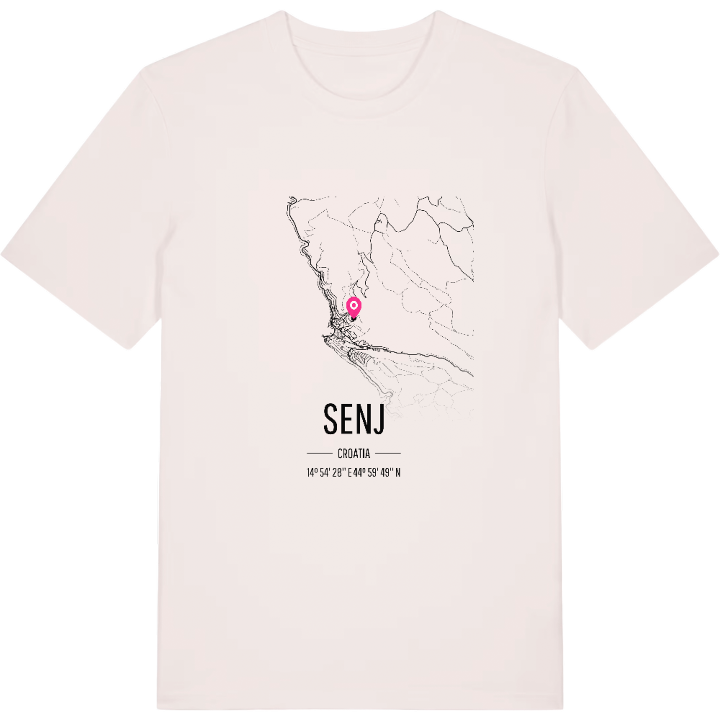 Senj kort T-shirt – t-shirt fra PinShirt
