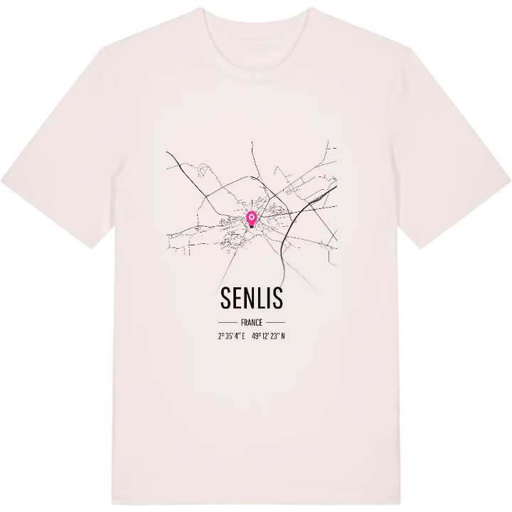 Senlis kort T-shirt – t-shirt fra PinShirt