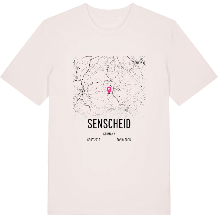 Senscheid kort T-shirt – t-shirt fra PinShirt