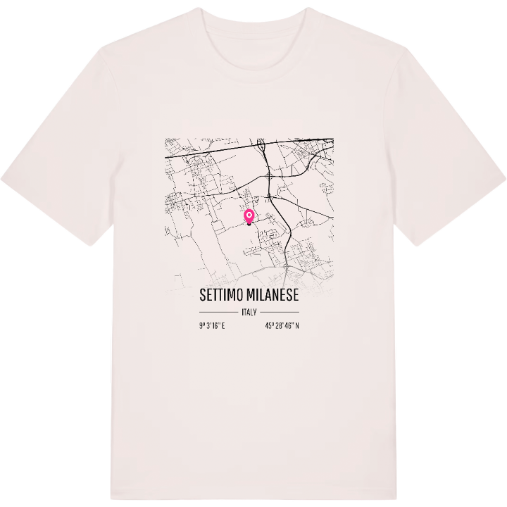 Settimo Milanese kort T-shirt – t-shirt fra PinShirt
