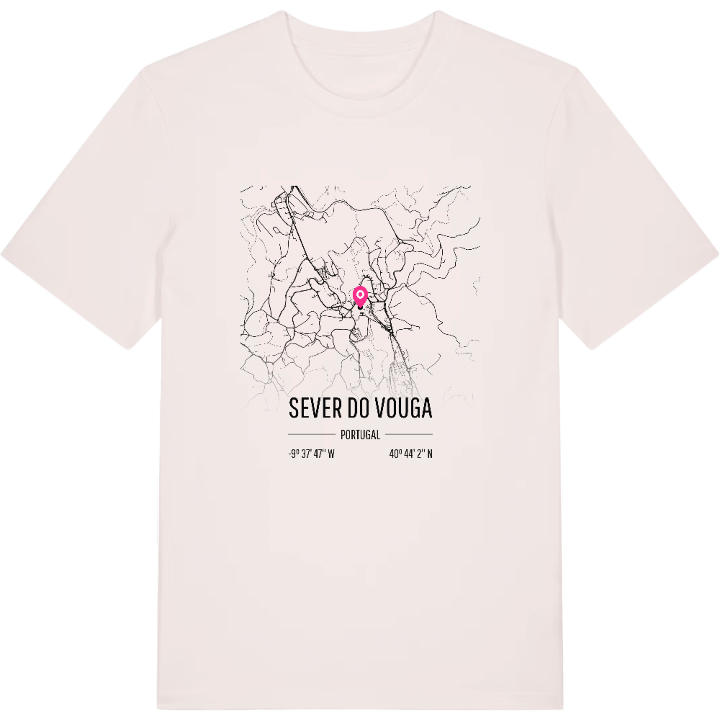 Sever do Vouga kort T-shirt – t-shirt fra PinShirt