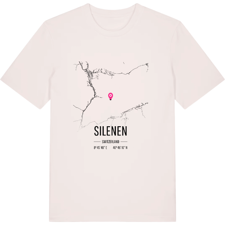 Silenen kort T-shirt – t-shirt fra PinShirt