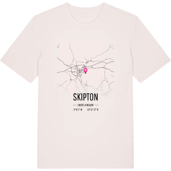 Skipton kort T-shirt – t-shirt fra PinShirt