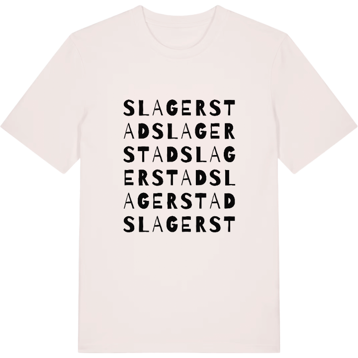 Slagerstad ordleg T-shirt – t-shirt fra PinShirt