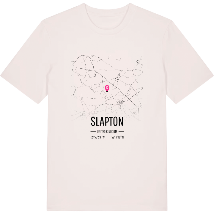 Slapton kort T-shirt – t-shirt fra PinShirt