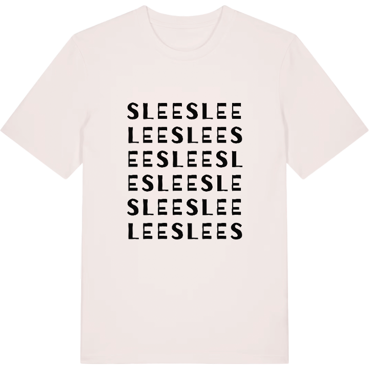 Slee ordleg T-shirt – t-shirt fra PinShirt