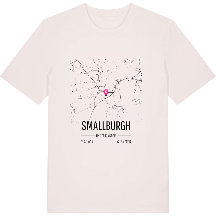 Smallburgh kort T-shirt – t-shirt fra PinShirt