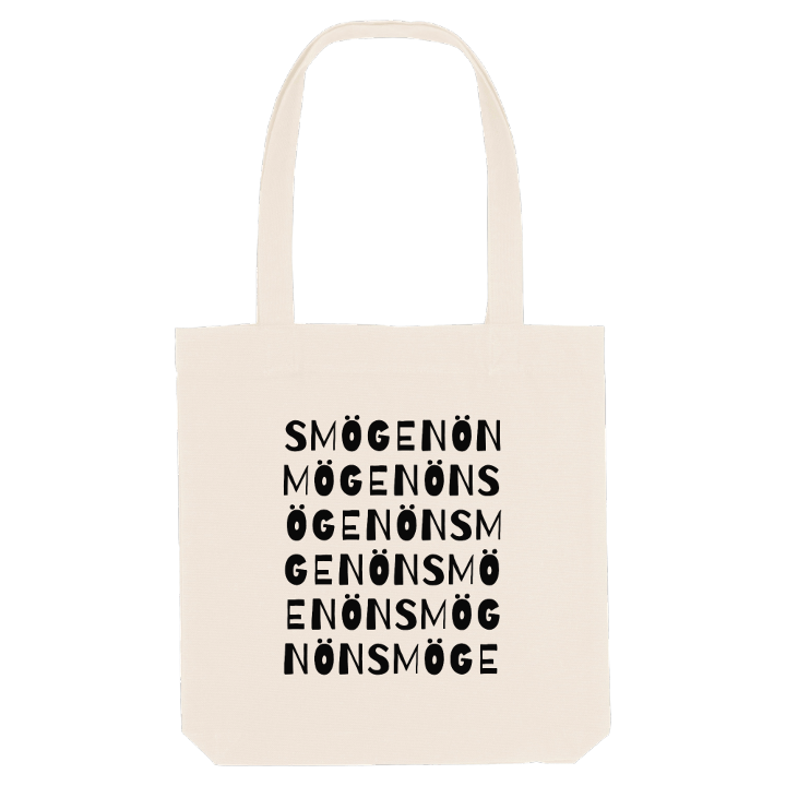 Smögenön ordleg mulepose – mulepose fra PinShirt