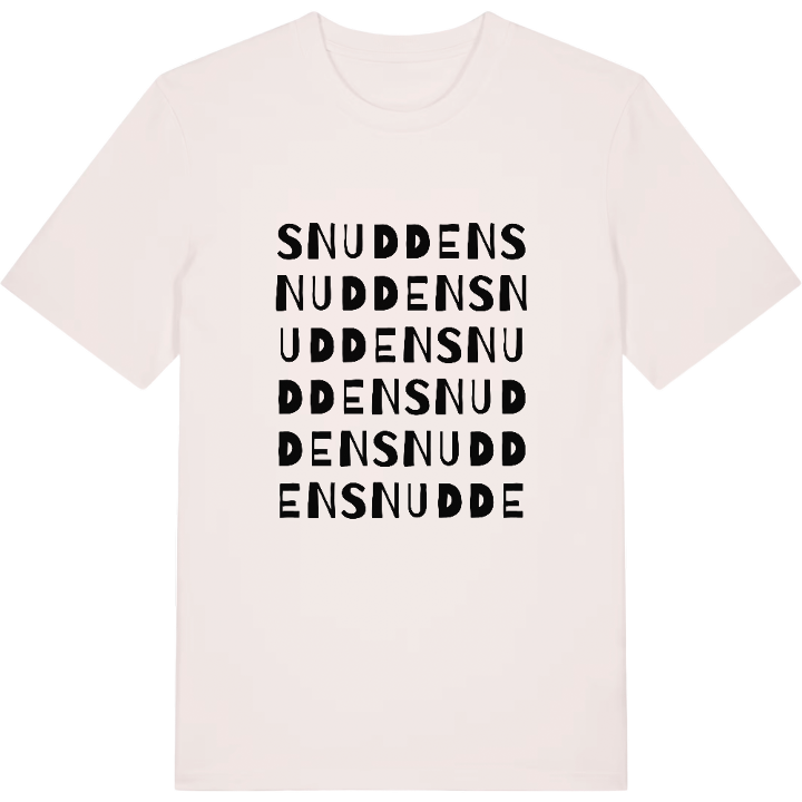 Snudden ordleg T-shirt – t-shirt fra PinShirt