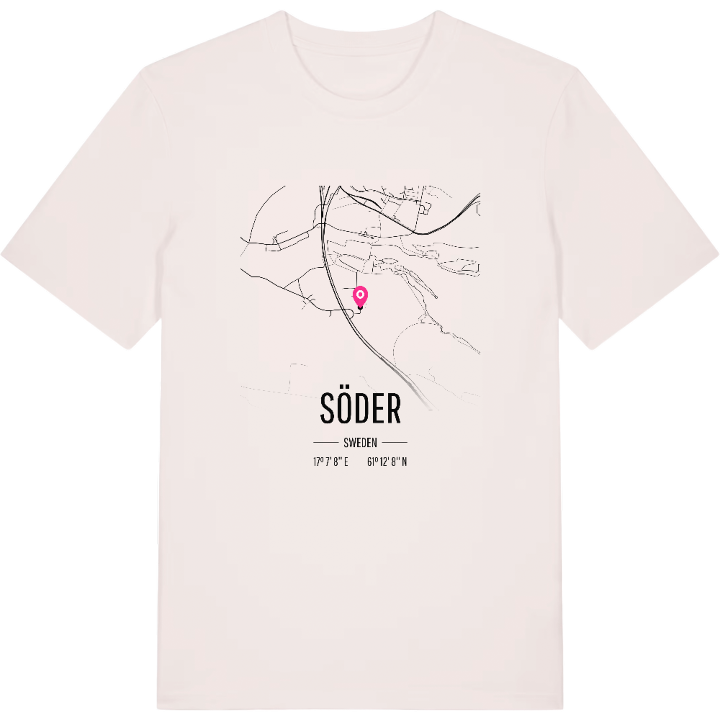 Söder kort T-shirt – t-shirt fra PinShirt