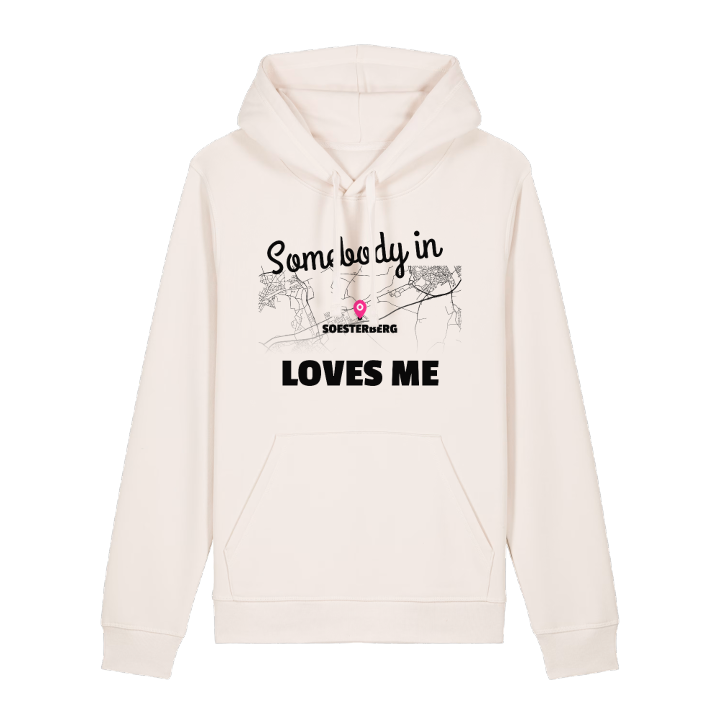 Nogen i Soesterberg elsker mig hættetrøje – hættetrøje fra PinShirt