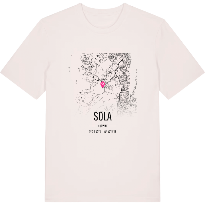 Sola kort T-shirt – t-shirt fra PinShirt