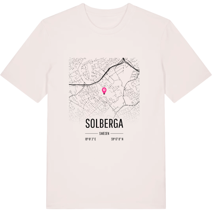 Solberga kort T-shirt – t-shirt fra PinShirt