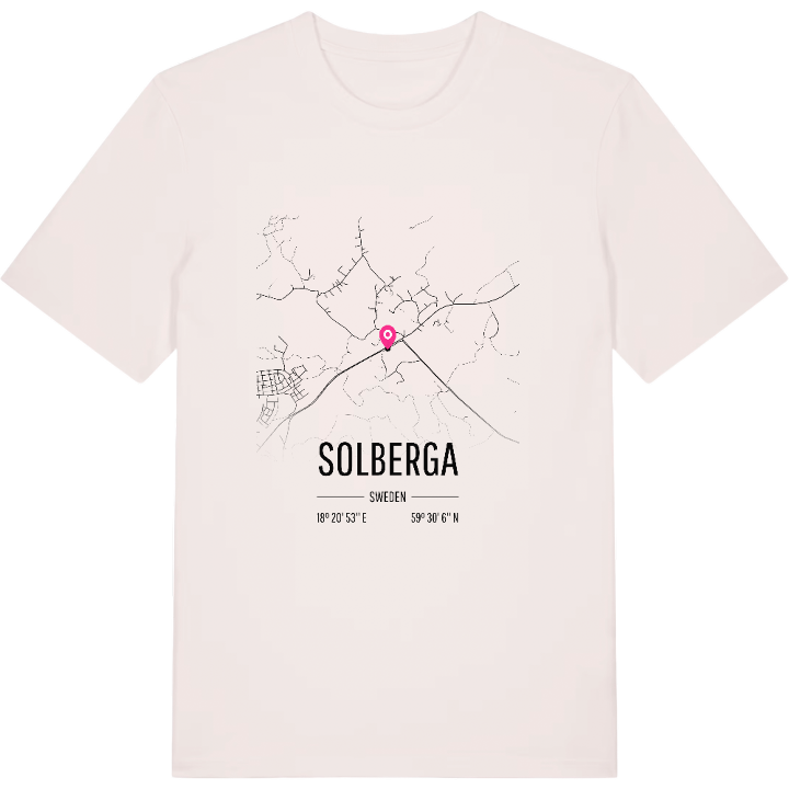 Solberga kort T-shirt – t-shirt fra PinShirt