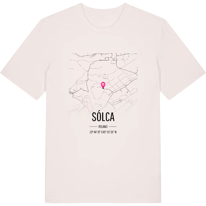 Sólca kort T-shirt – t-shirt fra PinShirt