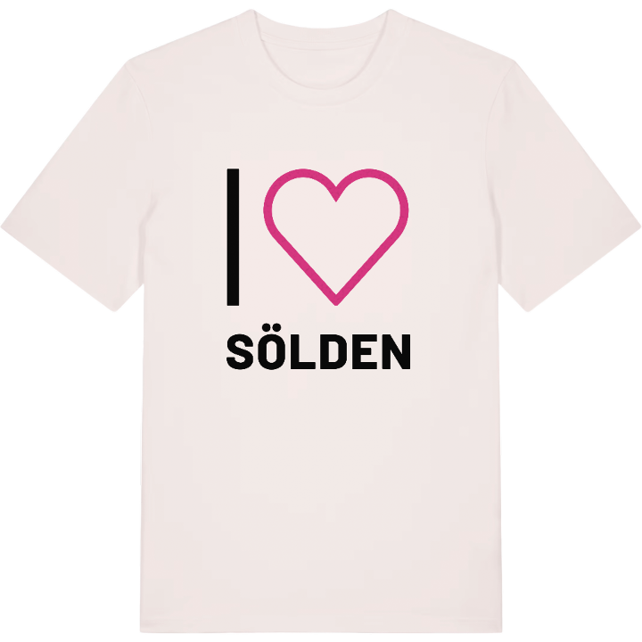 Jeg elsker Sölden T-shirt stort tryk – t-shirt fra PinShirt