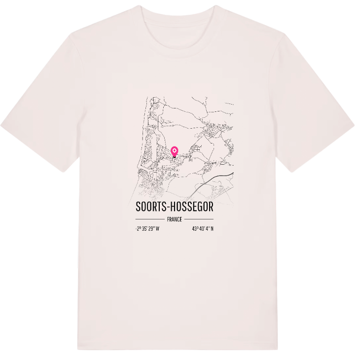 Soorts-Hossegor kort T-shirt – t-shirt fra PinShirt
