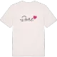 Sort hjerte T-shirt